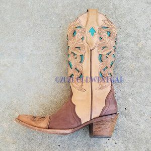 Corral Antique Saddle Cowboy Boots